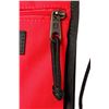 Image 7 : Balenciaga Red Black Canvas Explorer Small Pouch with Strap