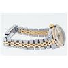 Image 3 : Rolex Ladies 2T Quickset Champagne Dial Diamond Lugs & Sapphire Bezel Datejust