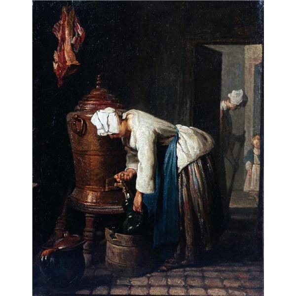 Jean Baptiste Chardin - Woman Drawing Water at the Cistern