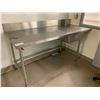 Image 1 : STAINLESS STEEL 1 DRAWER PREP TABLE
