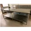 Image 1 : STAINLESS STEEL 1 DRAWER PREP TABLE