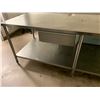 Image 2 : STAINLESS STEEL 1 DRAWER PREP TABLE
