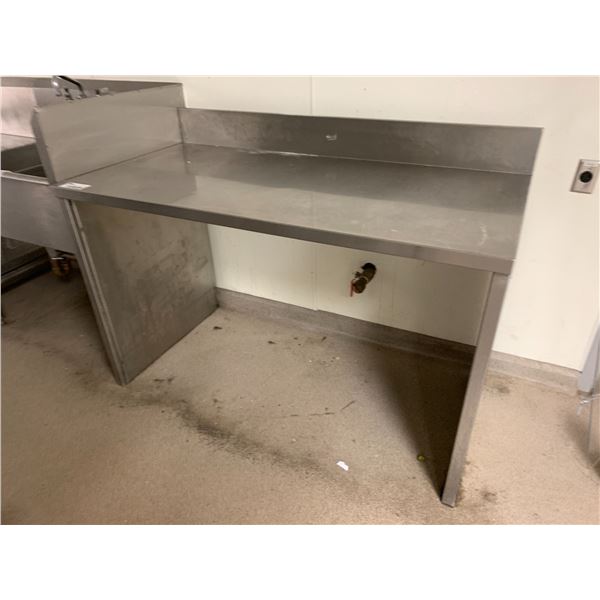 STAINLESS STEEL PREP TABLE EXTENSION