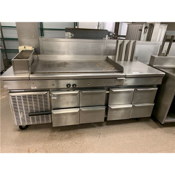 QUEST STAINLESS STEEL GRILL WITH 8 DRAWERS AND PREP AREA