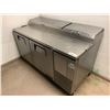 Image 1 : TRUE REFRIGERATED STAINLESS STEEL PREP TABLE