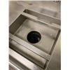 Image 3 : STAINLESS STEEL L SHAPED WASHING STATION WITH SINK AND PULL DOWN FAUCET