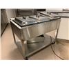 Image 5 : SERVE WELL ROLLING STAINLESS STEEL HOT FOOD STATION