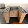 Image 2 : LARGE ROLLING CASHIER/CAFETERIA PODIUM
