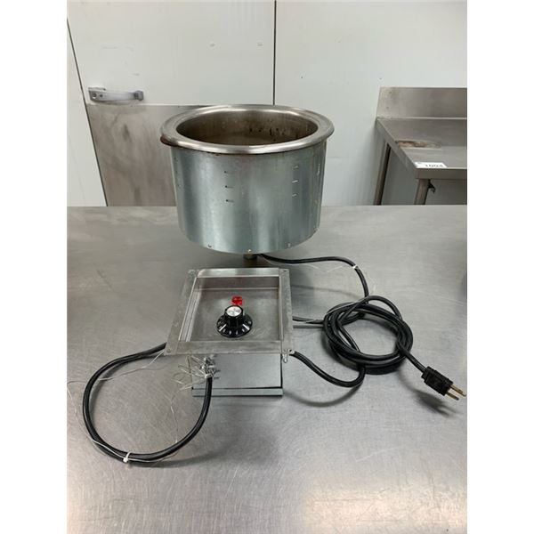 VOLLRATH MODEL 36464 - 10 COMMERCIAL DROP - IN SOUP WARMER WITH DRAIN