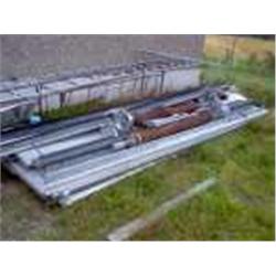 Alumiini sähkönosto-ovi 4 X 4,3