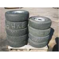 Erä pakettiauton c-renkaita 9 kpl