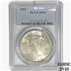 Image 1 : 1922 Silver Peace Dollar PCGS MS63