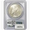 Image 2 : 1922 Silver Peace Dollar PCGS MS63