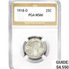 Image 1 : 1918-D Standing Liberty Quarter PGA MS66