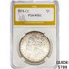 Image 1 : 1878-CC Morgan Silver Dollar PGA MS62