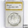 Image 1 : 1878 8TF Morgan Silver Dollar PGA MS63+ DMPL