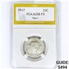 Image 1 : 1917 Standing Liberty Quarter PGA AU58 FH Type 1