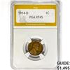 1914-D Wheat Cent PGA XF45