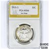 1935-S San Diego Half Dollar PGA MS66