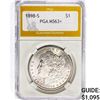 1898-S Morgan Silver Dollar PGA MS63+