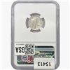 Image 2 : 1916 Mercury Silver Dime NGC MS66 FB