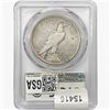 Image 2 : 1921 Silver Peace Dollar PCGS F15 High Relief