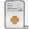 Image 1 : 1940-S Wheat Cent NGC MS67 RD