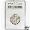 Image 1 : 1929 Standing Liberty Quarter ANACS MS64