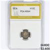 Image 1 : 1836 Capped Bust Half Dime PGA MS64