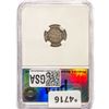 Image 2 : 1844 Seated Lib. H10C PGA AU58 Repunched Date