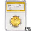 Image 1 : 1900 $10 Gold Eagle PGA MS65