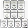 Image 1 : 1964-1972 [10] Kennedy Half Dollar NGC MS/PF67/67*