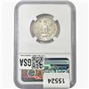 Image 2 : 1944-S Washington Silver Quarter NGC MS67