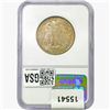 Image 2 : 1947 Walking Liberty Half Dollar NGC MS65