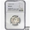 Image 1 : 1950-D Washington Silver Quarter NGC MS66+