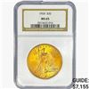 Image 1 : 1924 $20 Gold Double Eagle NGC MS65