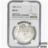 Image 1 : 1883-CC Morgan Silver Dollar NGC MS64