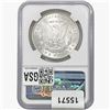 Image 2 : 1883-CC Morgan Silver Dollar NGC MS64