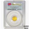 Image 1 : 2011 G.Britain 1/4Sovereign .0590oz. Gold PCGS PR6