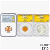 Image 1 : 1955-2019 [3] 2 1C, 1 50C ANACS/NGC