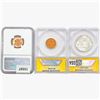 Image 2 : 1955-2019 [3] 2 1C, 1 50C ANACS/NGC