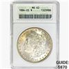 Image 1 : 1884-CC Morgan Silver Dollar ANACS MS62