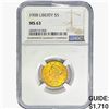 Image 1 : 1908 $5 Gold Half Eagle NGC MS63