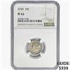 Image 1 : 1939 Mercury Silver Dime NGC PF61