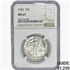 Image 1 : 1942 Walking Liberty Half Dollar NGC MS67