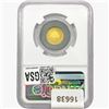Image 2 : 2022 .0176oz. Gold Baseball Palau $1 NGC MS70