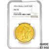 Image 1 : 1854 $20 Gold Double Eagle NGC AU55 Sm Date