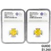 Image 1 : [2] 2023 G.B Â£10 .10oz. Gold NGC MS69 Q&K OBV 392n