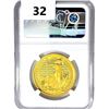 Image 2 : 2023 G.B Â£100 1oz. Gold NGC MS64 KCIII OBV 480th