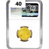 Image 2 : 2023 G.B Â£25 1/4oz. Gold NGC MS66 QEII OBV 453rd